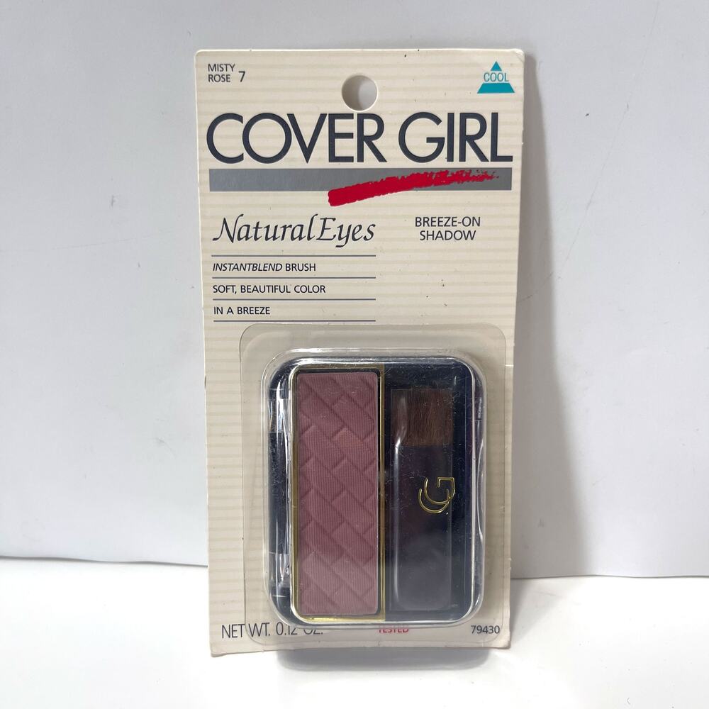 COVERGIRL NWT VTG Natural Eyes Breeze On Shadow Misty Rose 7